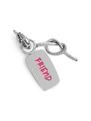 Charm Marlù Unisex in Acciaio Silver 25CH0008 Amo e nodo