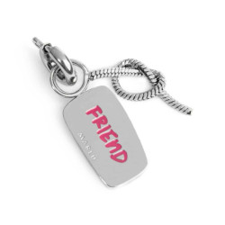 Charm Marlù Unisex in Acciaio Silver 25CH0008 Amo e nodo