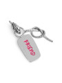 Charm Marlù Unisex in Acciaio Silver 25CH0008 Amo e nodo