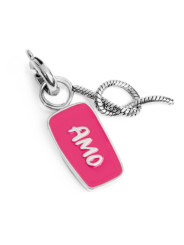 Charm Marlù Unisex in Acciaio Silver 25CH0008 Amo e nodo