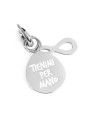 Charm Marlù Unisex in Acciaio Silver 25CH0011 hold my hand e infinito