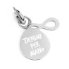 Charm Marlù Unisex in Acciaio Silver 25CH0011 hold my hand e infinito