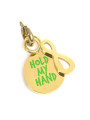 Charm Marlù Unisex in Acciaio Oro 25CH0011G hold my hand e infinito