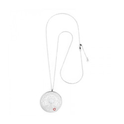 Collana Donna Marlù Nel mio Cuore 15CN027 in Acciaio Con Albero della