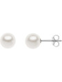 Orecchini Comete Oro Bianco 750‰ e Perle ORP 695 | Eleganza Donna