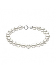 Bracciale Comete Oro Bianco 750‰ Perle Acquadolce BRQ111AM | Eleganza Donna