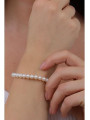 Bracciale Comete Oro 750‰ Perle 6,5/7 mm BRQ113AM | Eleganza Donna