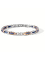 copy of copy of copy of copy of copy of copy of copy of Bracciale Uomo Comete UBR1284 in acciaio pvd nero e rosè e diamanti bia