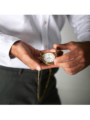 copy of Orologio Da Tasca Uomo Automatico Lucien Rochat Heritage R0419123001 Acciaio Silver 39mm