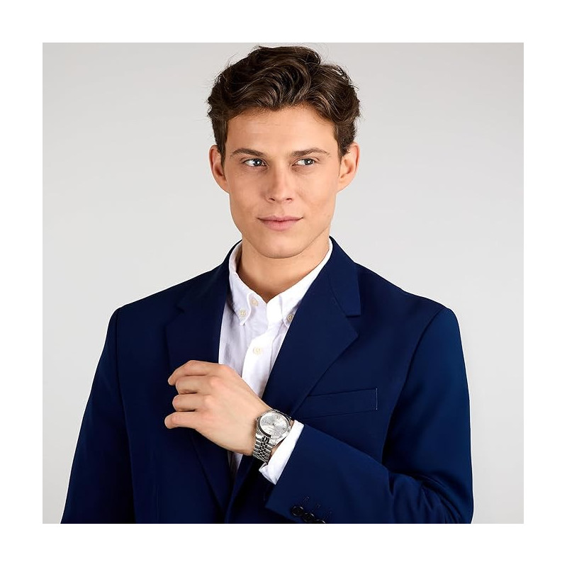 Orologio Automatico Uomo Lucien Rochat R0423124005 Acciaio Silver