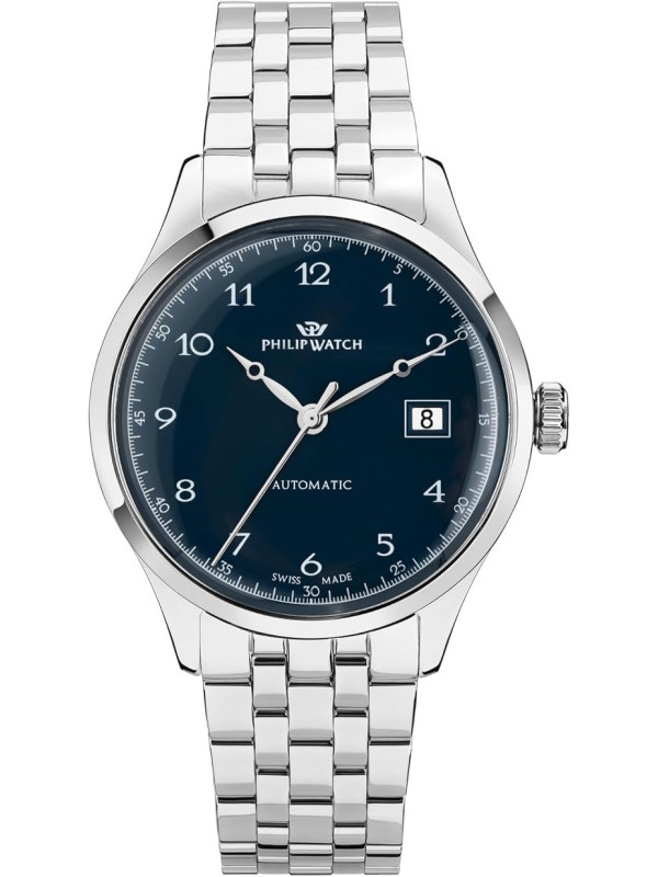 copy of copy of Orologio Uomo Automatico Philip Watch Museum 40mm Bracciale Pelle Marrone