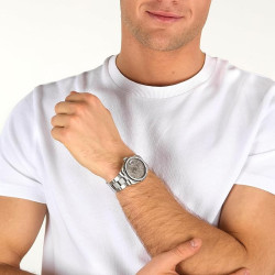 Orologio Automatico Uomo Philip Watch Caribe R8223597038 Acciaio Silver 39mm