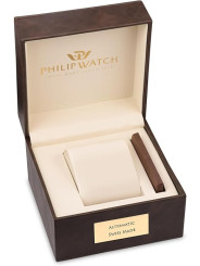 copy of copy of copy of copy of copy of copy of Orologio Uomo Automatico Philip Watch Museum 40mm Bracciale Pelle Marrone