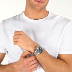 Orologio Automatico Uomo Philip Watch Caribe R8243607009 Acciaio Silver 42mm