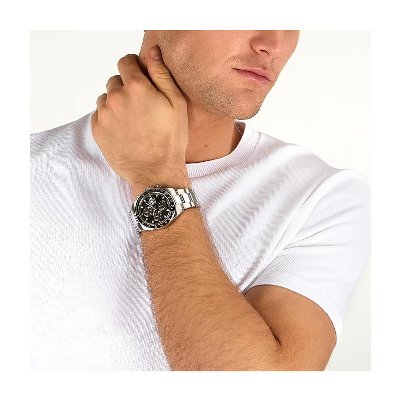 Orologio Automatico Uomo Philip Watch Caribe R8243607010 Acciaio Silver 42mm