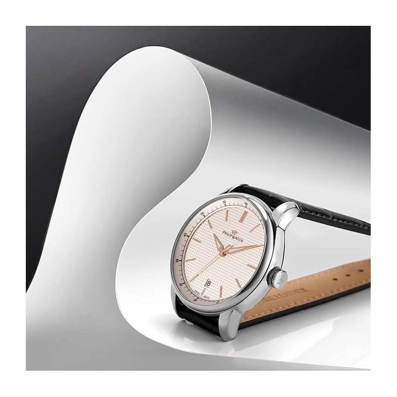 Orologio Uomo Philip Watch Anniversary R8251150009 Cinturino Pelle Marrone 40mm