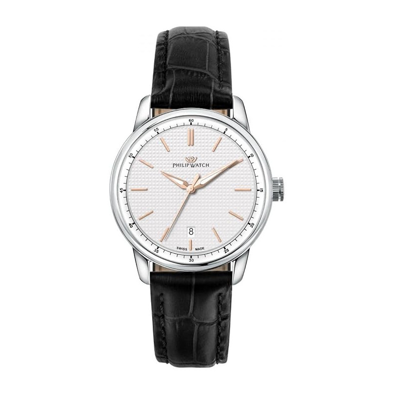 Orologio Uomo Philip Watch Anniversary R8251150009 Pelle Marrone 40mm Elegante
