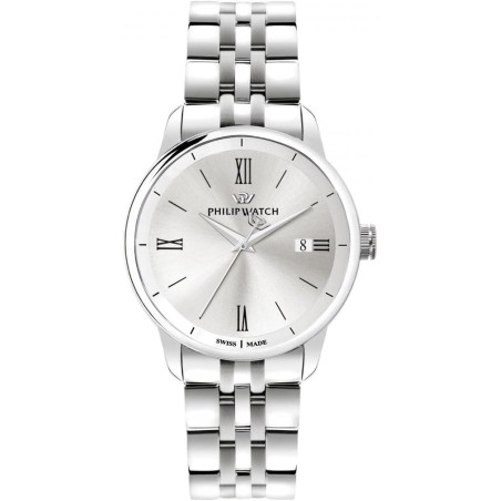 Orologio Uomo Philip Watch Anniversary R8253150039 Acciaio Silver 40mm