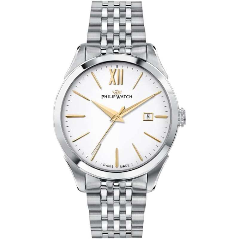 Orologio Uomo Philip Watch  Roma R8253217001 Acciaio Silver 41mm