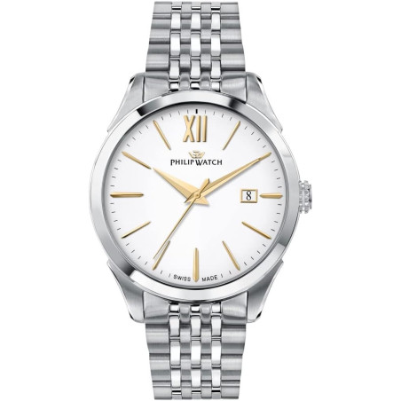 Orologio Uomo Philip Watch  Roma R8253217001 Acciaio Silver 41mm