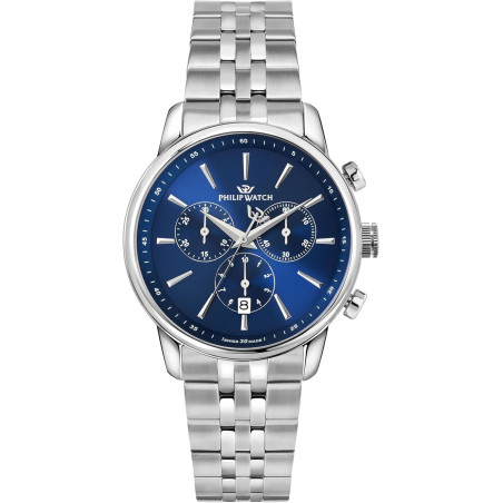 Orologio Uomo Philip Watch  Anniversary R8273650006 Acciaio Silver 40mm