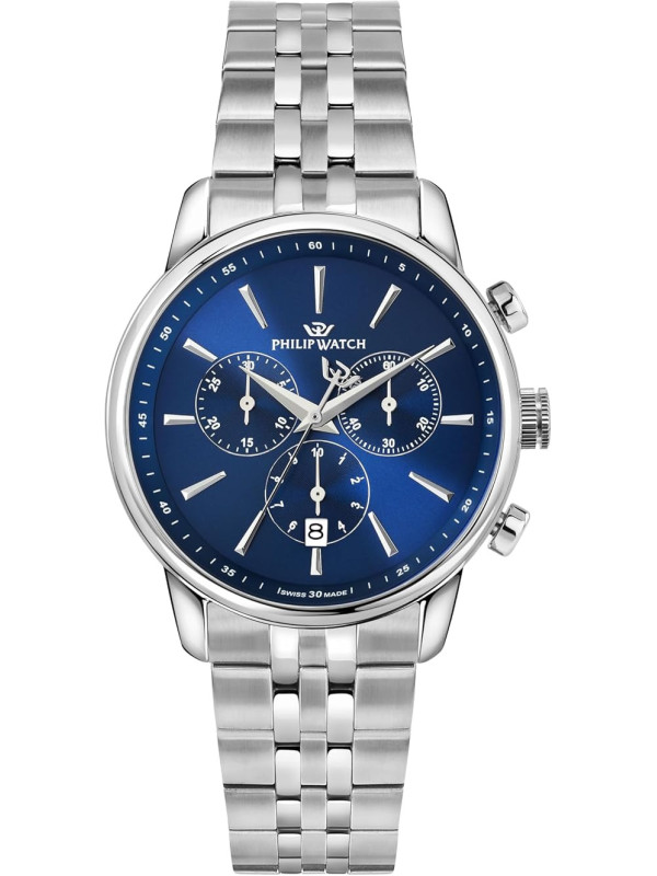 Orologio Uomo Philip Watch  Anniversary R8273650006 Acciaio Silver 40mm