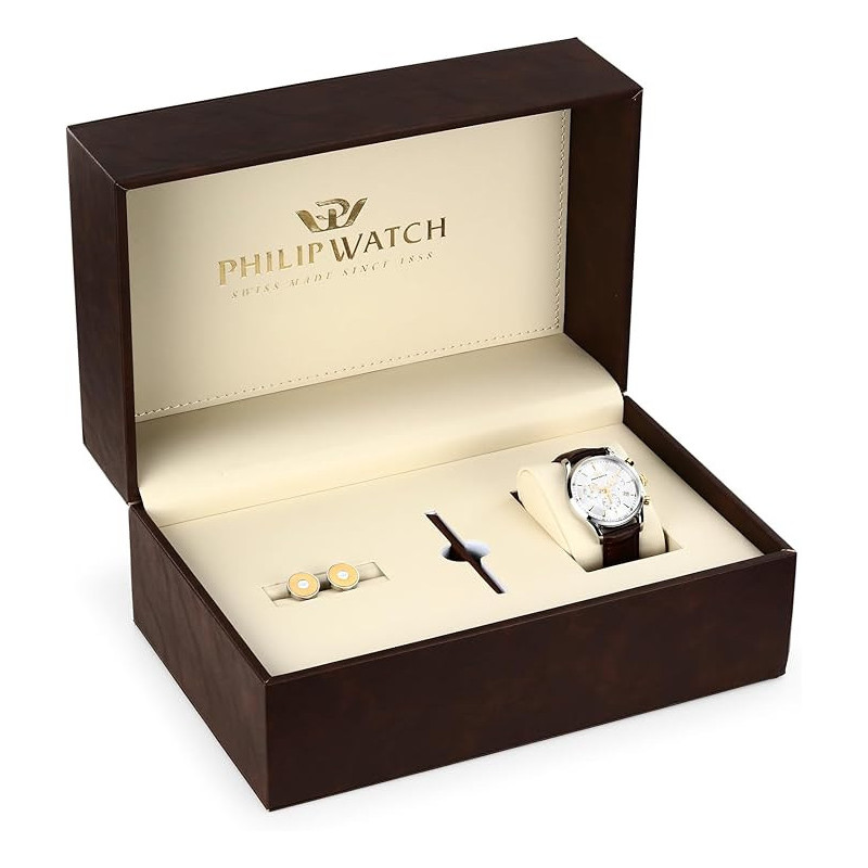 Orologio Uomo Philip Watch Sunray gift R8271908011 + Gemelli S82AVW02