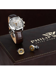 Orologio Uomo Philip Watch Sunray gift R8271908011 + Gemelli S82AVW02