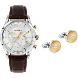 Orologio Uomo Philip Watch Sunray gift R8271908011 + Gemelli S82AVW02