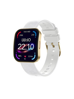Smartwatch Unisex LiuJo SWLJ211 voice curved voice Silicone Bianco