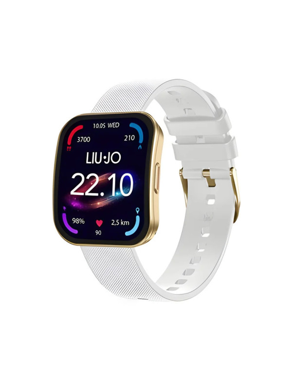 Smartwatch Unisex LiuJo SWLJ211 voice curved voice Silicone Bianco