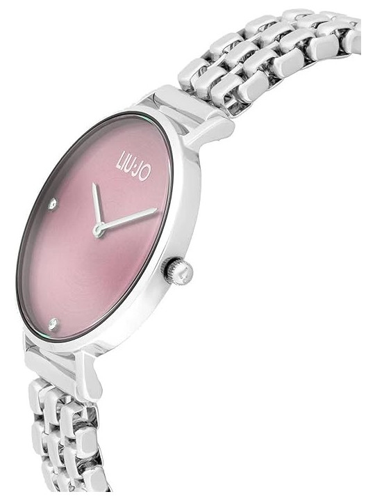 Orologio Liu Jo TLJ2406 Donna Acciaio Argento Quadrante Rosa 32mm