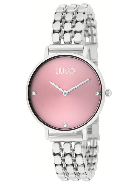 Orologio Liu Jo TLJ2406 Donna Acciaio Argento Quadrante Rosa 32mm