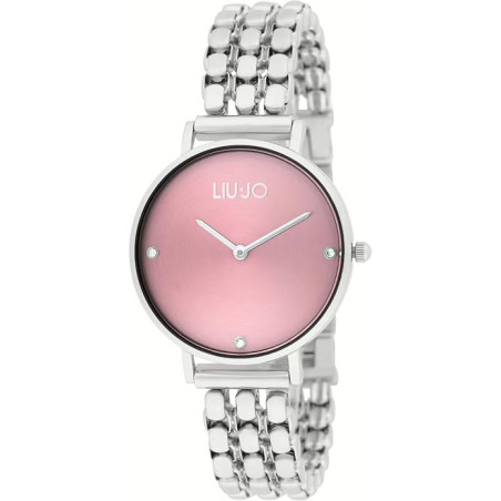 Orologio Liu Jo TLJ2406 Donna Acciaio Argento Quadrante Rosa 32mm