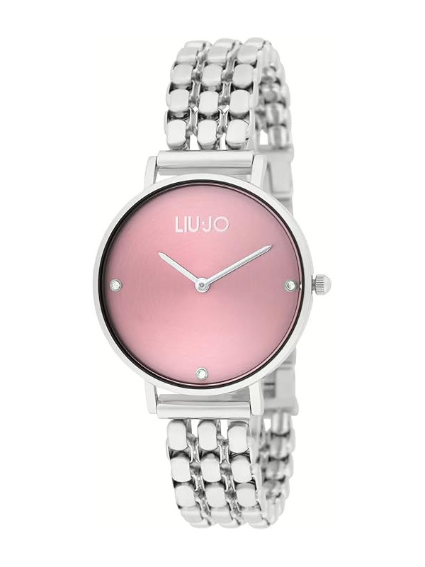 Orologio Liu Jo TLJ2406 Donna Acciaio Argento Quadrante Rosa 32mm