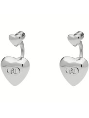 Orecchini Donna Liujo LJ3152 Cuore in Acciaio Silver
