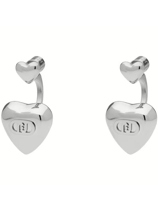 Orecchini Donna Liujo LJ3152 Cuore in Acciaio Silver