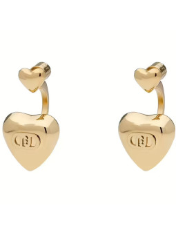 Orecchini Liu Jo LJ3153 Donna Acciaio Oro Cuore | Jewels Eleganti