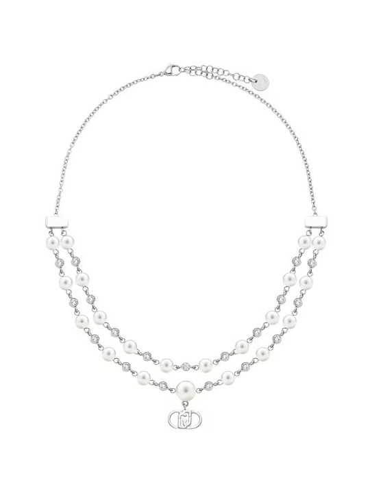 copy of Collana Donna Liujo LJ3164 in Acciaio Oro e Perle