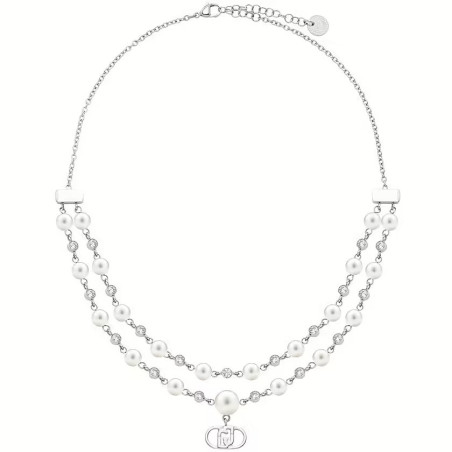Collana Liu Jo LJ3170 Donna Argento Perle e Cristalli | Jewels