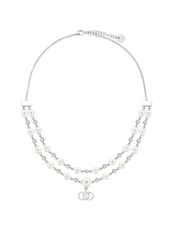 copy of Collana Donna Liujo LJ3164 in Acciaio Oro e Perle