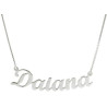 Collana Unisex Nadir in Oro Giallo con Nome Personalizzabile