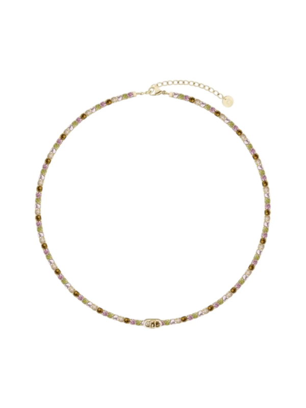 Collana Liu Jo LJ3211 Oro con Zirconi Multicolor | Essential Donna