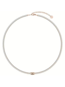 Collana Liu Jo LJ3212 Oro Rosa Tennis con Cristalli | Jewels Donna