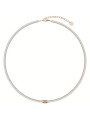 Collana Liu Jo LJ3212 Oro Rosa Tennis con Cristalli | Jewels Donna