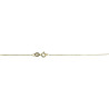 Collana Unisex Nadir in Oro Giallo con Nome Personalizzabile