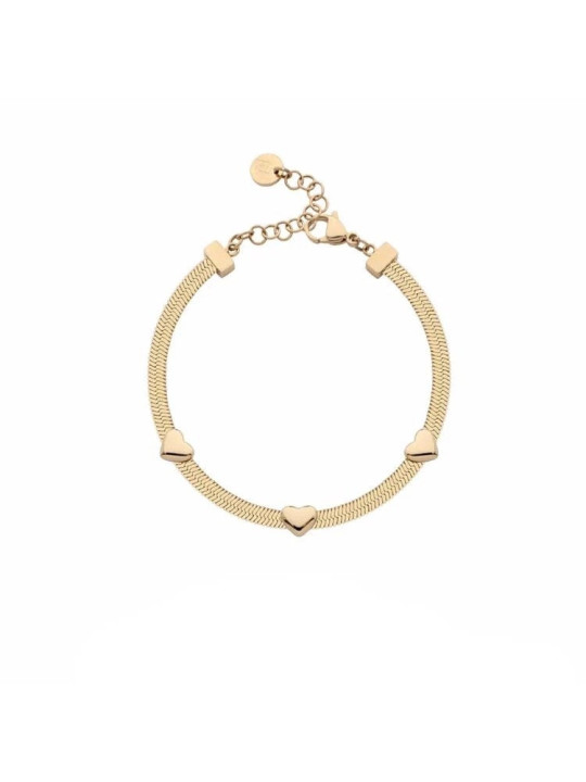 Bracciale Donna Liu Jo LJ3192 Acciaio Oro con Cuori Elegante