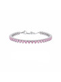 Bracciale Donna Liu Jo LJ3224 Acciaio Silver Cristalli Rosa