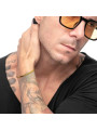 Bracciale Unisex Marlù 33BR0041G catena snake Acciaio Oro