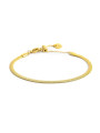 Bracciale Unisex Marlù 33BR0041G catena snake Acciaio Oro